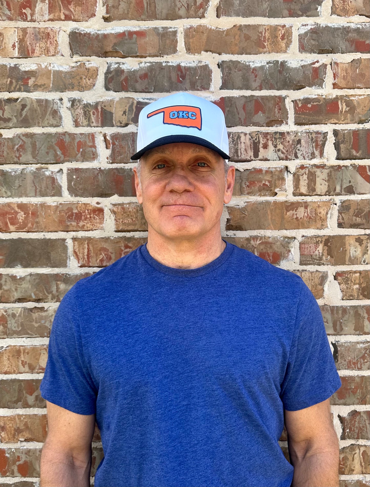 OKC Black/White Structured Hat