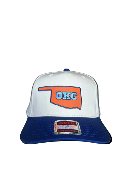 OKC Blue/Ivory Structured Hat