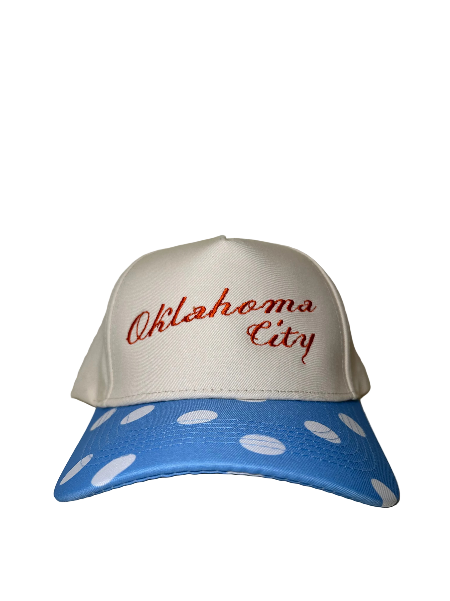 Oklahoma City Blue Polka Dot