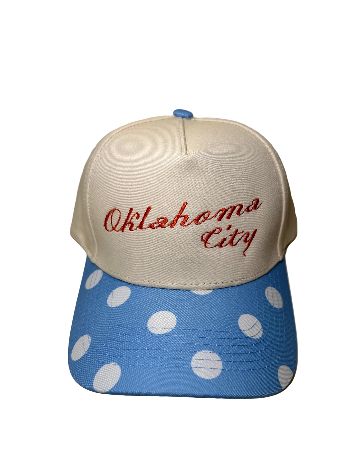 Oklahoma City Blue Polka Dot