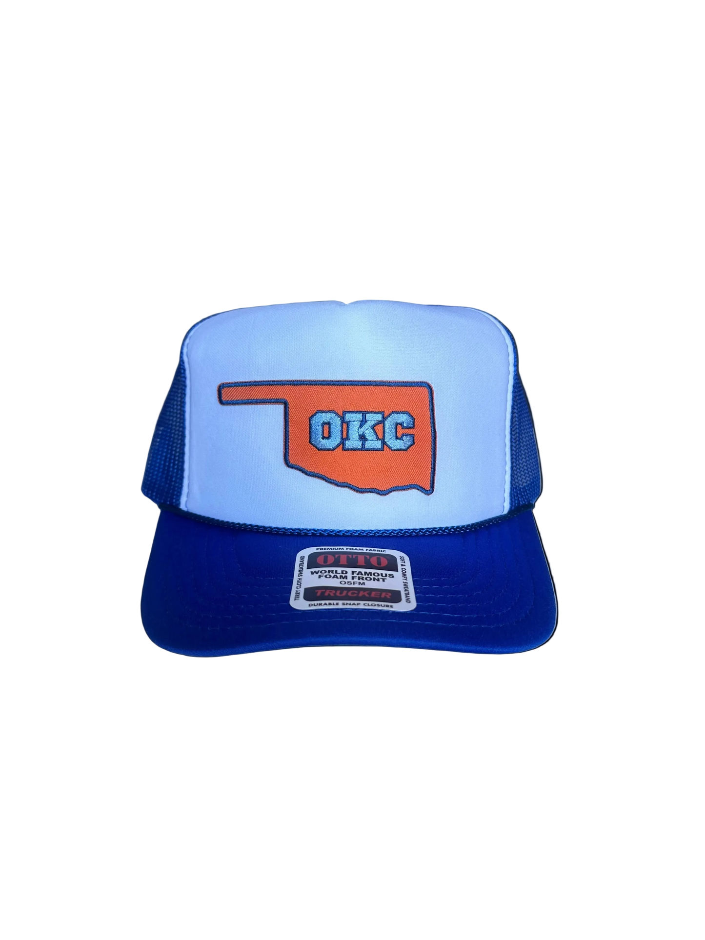 OKC Blue/White Trucker
